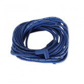 Spark Plug Wire Set 8MM Universal Blue Wire With Blue 90 Deg Boots 5041B, Spark Plug Wires, Super Stock, Spiral Core, 8Mm, Blue, Set ACCEL