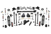 Rough Country 6 Inch Lift Kit  |  4-Link  |  No OVLD  |  D/S  |  C/O V2 | Ford F-250/F-350 Super Duty (17-22) 52658