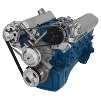 CVF Racing Ford 5.0L 5.8L BEAST 8-rib serpentine conversion kit alternator and A/C
