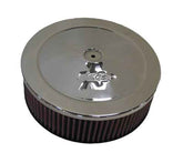 K&N Marine Engine Flame Arrestor 5-1/8in Flange / 8in ID x 9in OD / 2.75in Height