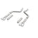 MagnaFlow Axle-Back, SS, 3in, Quad Split Rear 3.5 Tips 2015 Dodge Challenger incl SRT Hellcat