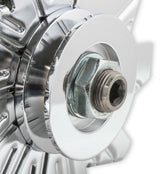 Chrome Alternator Late GM-Delco 80 Amp Single Groove Mr Gasket