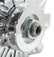 Chrome Alternator Late GM-Delco 80 Amp Single Groove Mr Gasket
