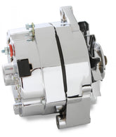 Chrome Alternator Late GM-Delco 80 Amp Single Groove Mr Gasket