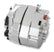 Chrome Alternator Late GM-Delco 80 Amp Single Groove Mr Gasket