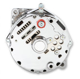 Chrome Alternator Late GM-Delco 80 Amp Single Groove Mr Gasket