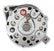 Chrome Alternator-Ford 80 Amp Single Groove V-Belt Pulley Mr Gasket