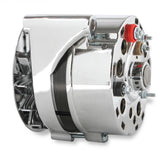 Chrome Alternator-Ford 80 Amp Single Groove V-Belt Pulley Mr Gasket