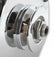 Chrome Alternator-Ford 80 Amp Single Groove V-Belt Pulley Mr Gasket
