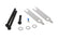 Mini Starter Chevrolet Zinc/Natural Inline  Bolts with Shims, fits 153/168 Tooth Flywheel/Flexplate Mr Gasket