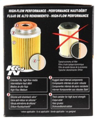 K&N Oil Filter | M22 X 1.5 Thread | HP-1017