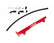 Torque Solution Mitsubishi Evo X Billet Aluminum Fuel Rail - Red