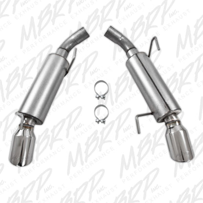 MBRP 05-10 Ford Mustang GT 5.0/Shelby GT500 Dual Mufflers Axle Back Split Rear AL | S7200AL