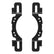 Oracle LED Fog Light Adapter Brackets for Steel Bumper Wrangler