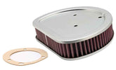 K&N Replacement Air Filter 1.625in H for Harley-Davidson