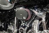 K&N Street Metal Intake System for 02-06 Harley-Davidson Road King F/I 88cl Side Draft Dyna/Softail