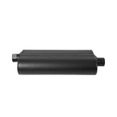 70 Series Chambered Muffler 70 Series 2.50 Offset In 2.50 Center Out Mild Sound Flowmaster