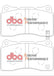 DBA 13-15 Cadillac XTS XP650 Front Brake Pads