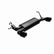 MagnaFlow 07-17 Jeep Wrangler JK 3.8/3.6L Dual Split Rear Exit Black Axle-Back Exhaust