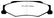 EBC 03-04 Cadillac XLR 4.6 Bluestuff Rear Brake Pads