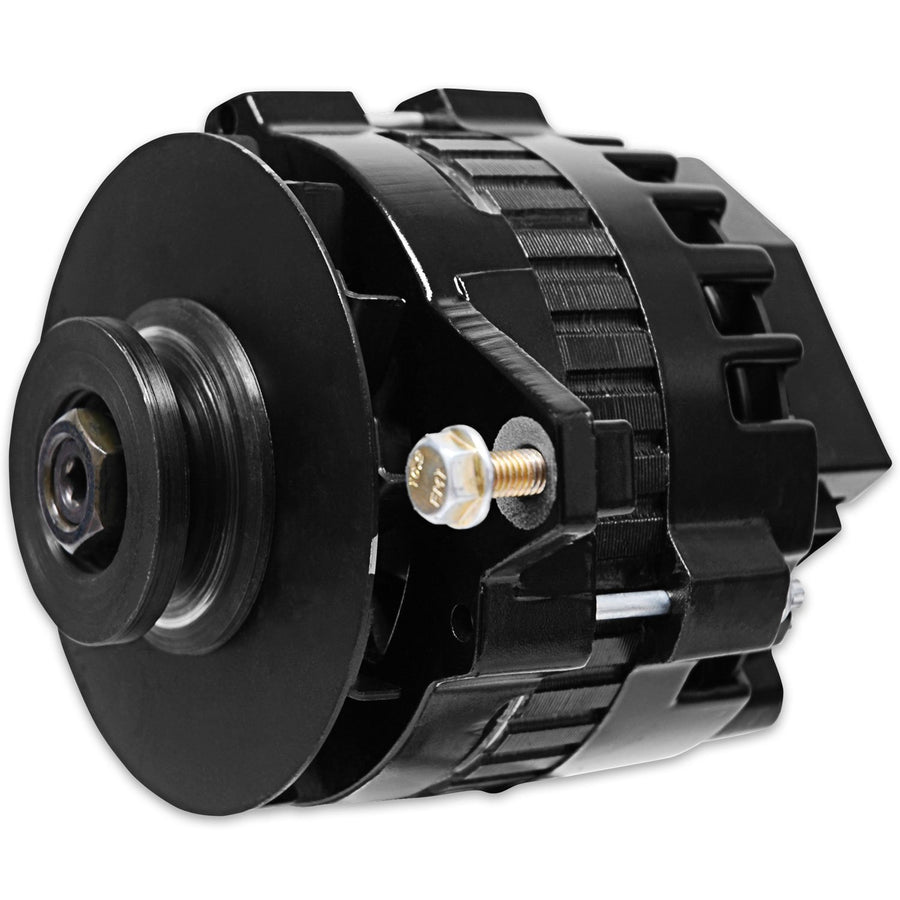 MSD Dynaforce Alternator 120 Amp Black This Alternator Features 120 Amps And A Black Finish For Subtle Appearance MSD Ignition
