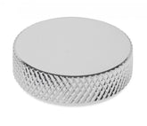 Air Cleaner Nut 1/4-10 Chrome Steel, Knurled 1/4-20 Thread, Chrome Steel, Knurled Mr Gasket