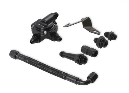 Stealth 4150 Braided Fuel Crossover Kit Includes Billet Fuel Pressure Regulator And All Mounting Hardware Sniper EFI