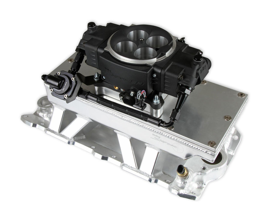 Stealth 4150 Braided Fuel Crossover Kit Includes Billet Fuel Pressure Regulator And All Mounting Hardware Sniper EFI