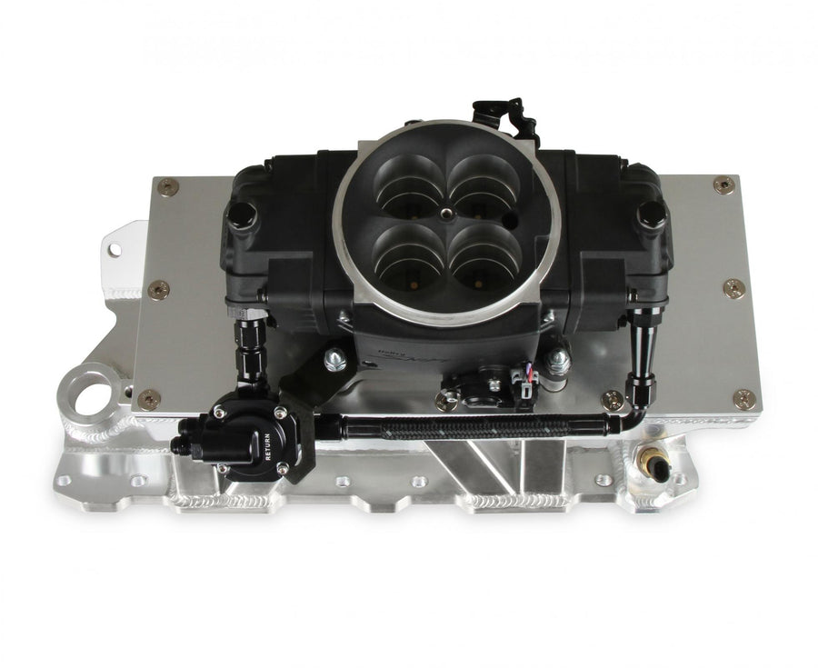 Stealth 4150 Braided Fuel Crossover Kit Includes Billet Fuel Pressure Regulator And All Mounting Hardware Sniper EFI