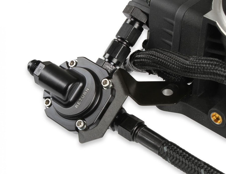 Stealth 4150 Braided Fuel Crossover Kit Includes Billet Fuel Pressure Regulator And All Mounting Hardware Sniper EFI