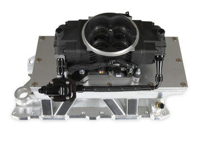 Stealth 4150 Braided Fuel Crossover Kit Includes Billet Fuel Pressure Regulator And All Mounting Hardware Sniper EFI