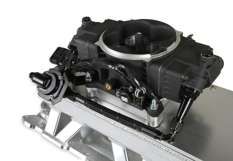 Stealth 4150 Braided Fuel Crossover Kit Includes Billet Fuel Pressure Regulator And All Mounting Hardware Sniper EFI