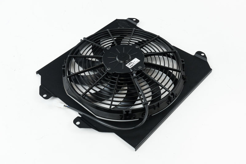 CSF Aluminum Fan Shroud with 12in SPAL Fan — 1992-2000 Honda Civic | 909 CFM, Black | 2858FB