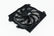 CSF 92-00 Honda Civic All-Aluminum Fan Shroud w/12in SPAL Fan - Black Finish