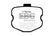 EBC 06-08 Chevrolet Corvette (C6) 7.0 (Z06) Bluestuff Front Brake Pads