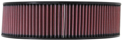K&N Drop-In Air Filter | Round, 12in Flange, 4in Tall | E-3730