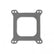Performance Carburetor Base Gasket Open Center Skin Packaged Fits Holley Carter AFB and AVS, Demon Race, Speed and Road, and Edelbrock Performer Square Flange carburetors Mr Gasket