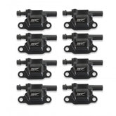 Black 8-Pack Street Fire Ignition Coils 2005-2013 GM LS2/Ls3/Ls4/Ls7/Ls9 Engines, 8-Pack, Direct Bolt-In To Factory Connectors MSD Ignition