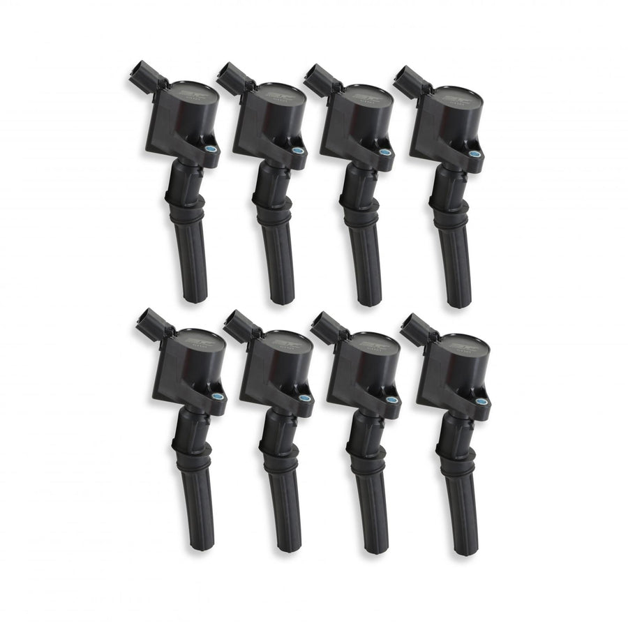 Street Fire Ignition Coils 1998-2014 Ford 4.6L/5.4L 2-Valve Engines, Black 8-Pack 8-Pack, Direct Bolt-In To Factory Connectors MSD Ignition