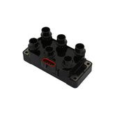 Street Fire Ignition Coil Pack, 1994-2000 Ford 6-Tower Dis Style, Black Single Stock Replacement Ford 6-Tower Coil MSD Ignition