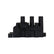 Street Fire Ignition Coil Pack, 2001-2004 Ford 6-Tower Dis Style, Black Stock Replacement Ford 6-Tower Coil MSD Ignition