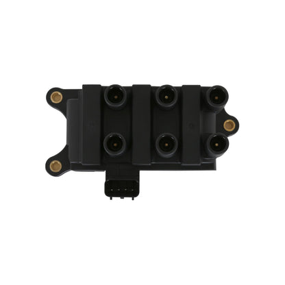 Street Fire Ignition Coil Pack, 2001-2004 Ford 6-Tower Dis Style, Black Stock Replacement Ford 6-Tower Coil MSD Ignition