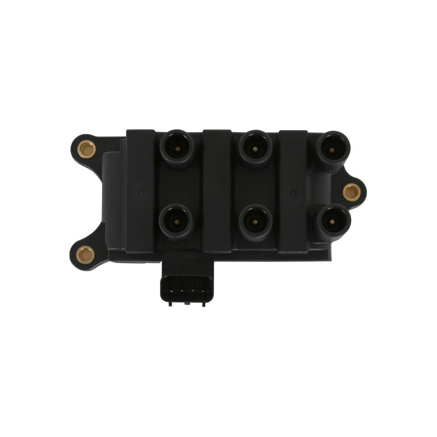 Street Fire Ignition Coil Pack, 2001-2004 Ford 6-Tower Dis Style, Black Stock Replacement Ford 6-Tower Coil MSD Ignition