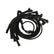 Street-Fire Wire Set Ford 351C-460, Socket The Terminals Are Covered In Black Boots That Protect The Conductor From Engine Heat To Ensure Spark Delivery MSD Ignition