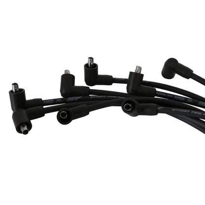 Street-Fire Wire Set Ford 351C-460, Socket The Terminals Are Covered In Black Boots That Protect The Conductor From Engine Heat To Ensure Spark Delivery MSD Ignition