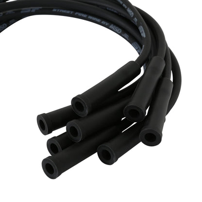 Street-Fire Wire Set Ford 351C-460, Socket The Terminals Are Covered In Black Boots That Protect The Conductor From Engine Heat To Ensure Spark Delivery MSD Ignition
