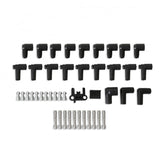 Street-Fire Wire Set V8 Multi-Angle, Sock/Hei Univ The Terminals Are Covered In Black Boots That Protect The Conductor From Engine Heat To Ensure Spark Delivery MSD Ignition