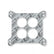 Performance Carburetor Base Gasket  4-Hole Skin Packaged Fits Holley Carter AFB and AVS, Demon Race, Speed and Road, and Edelbrock Performer Square Flange Carburetors Mr Gasket