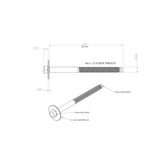 Tall LS Valve Cover Bolt Assembly Single Service Part, Mounting Hardware (x1) for Tall LS Valve Covers Holley