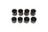 BMR 97-04 Chevrolet Corvette C5 / 05-13 C6 Rear Upper & Lower Control Arms Bearing Kit - Black